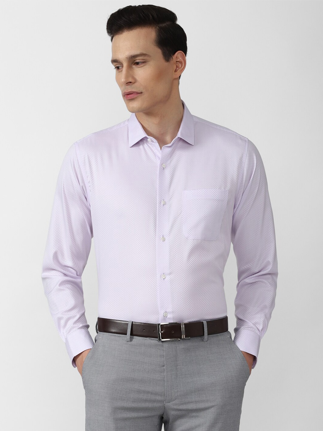 

Van Heusen Men Purple Formal Shirt