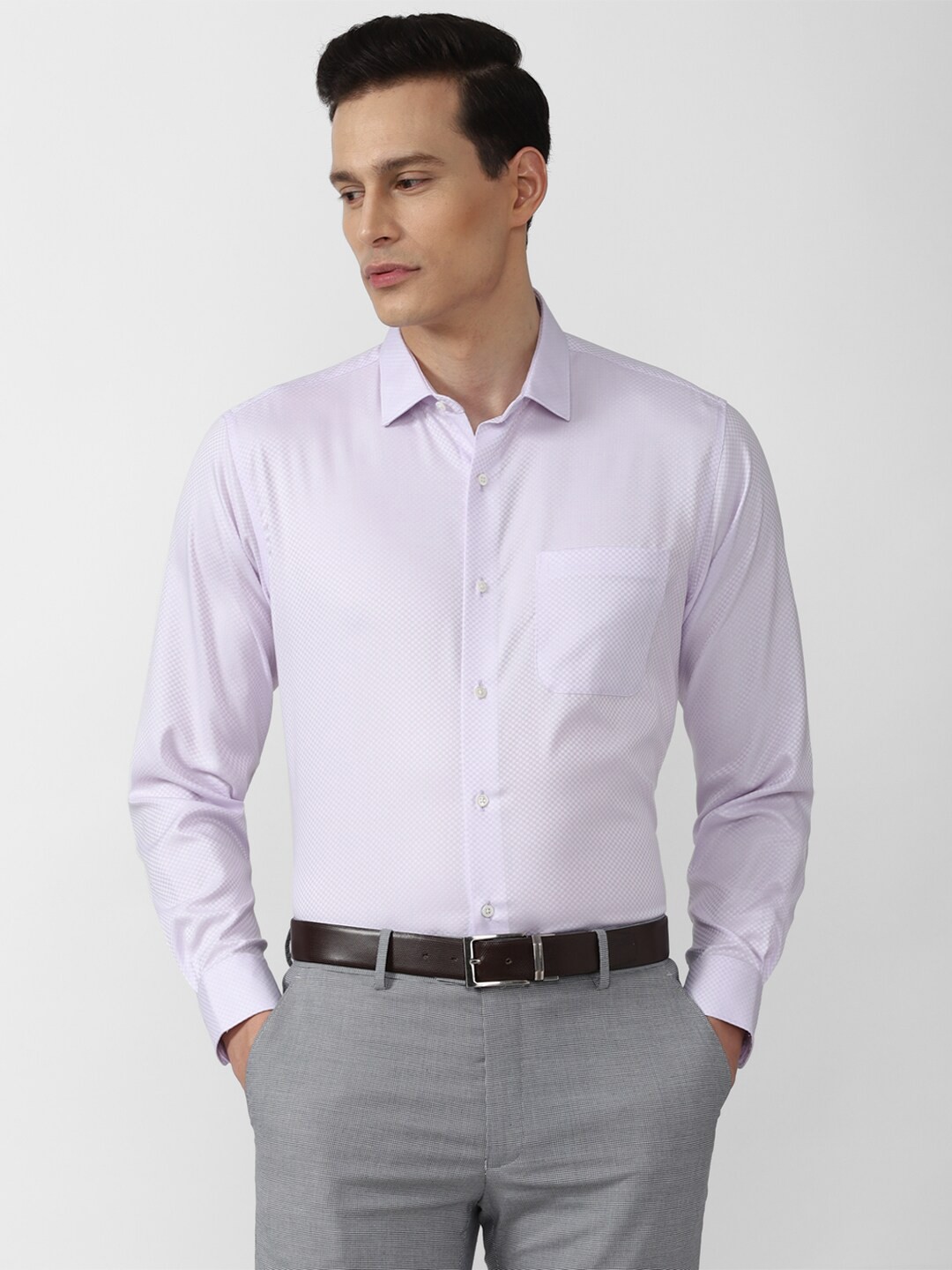 

Van Heusen Men Purple Formal Shirt
