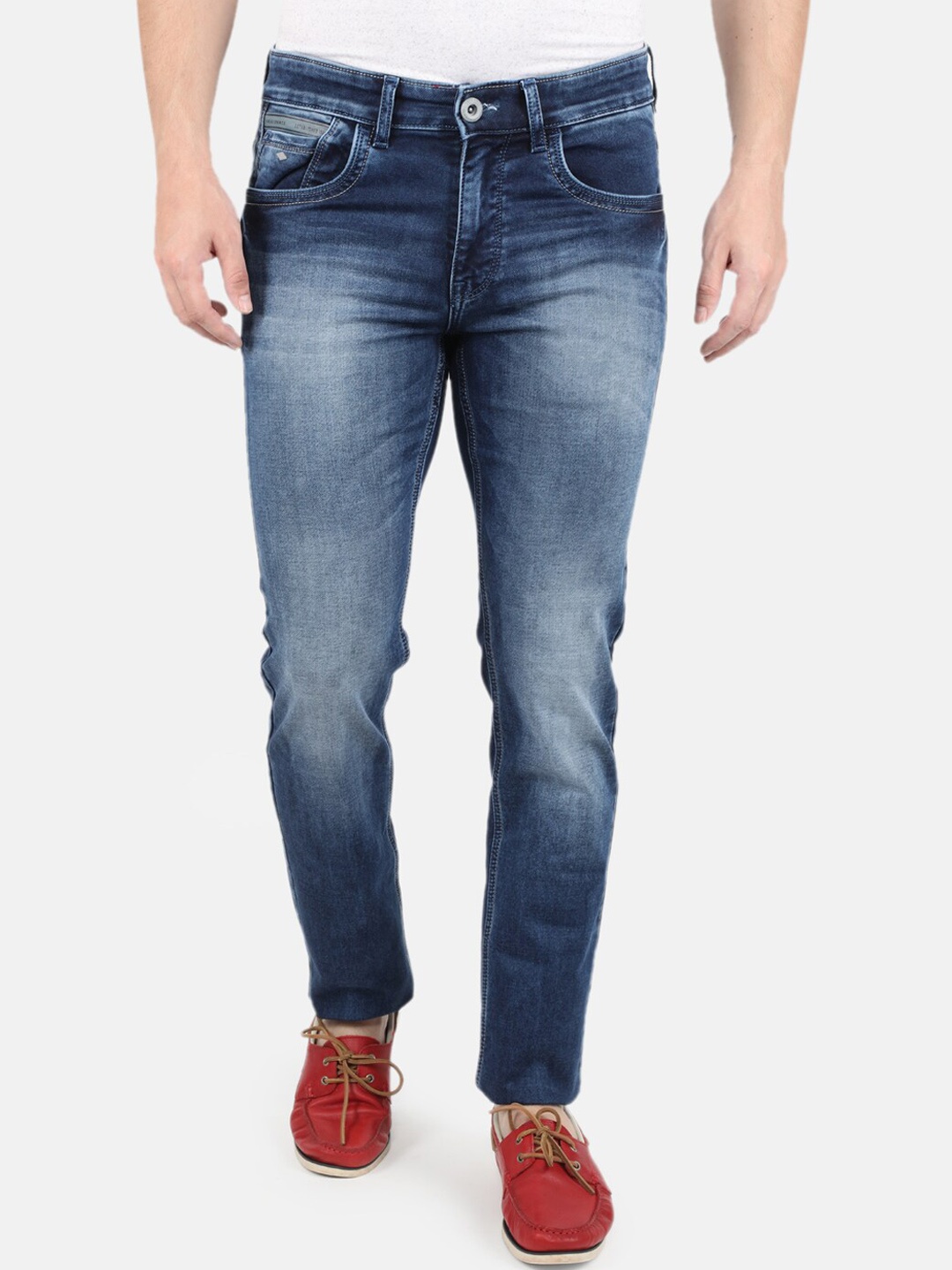 

Monte Carlo Men Blue Cotton Heavy Fade Jeans