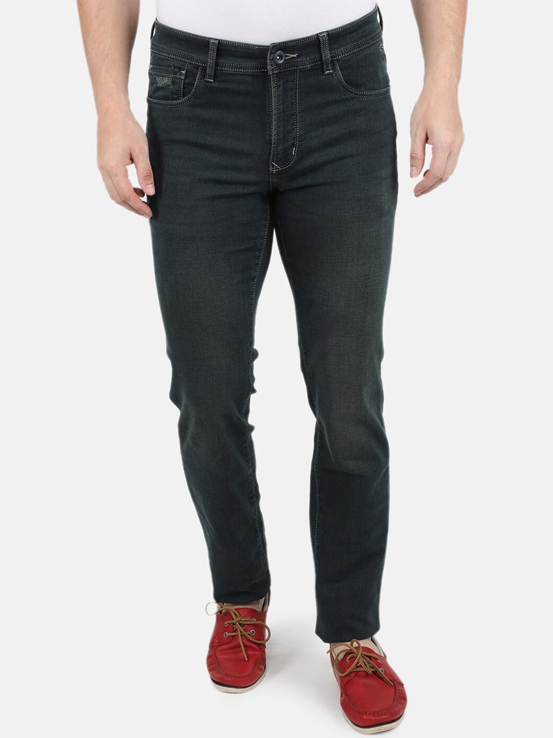 

Monte Carlo Men Green Shade Light Fade Jeans