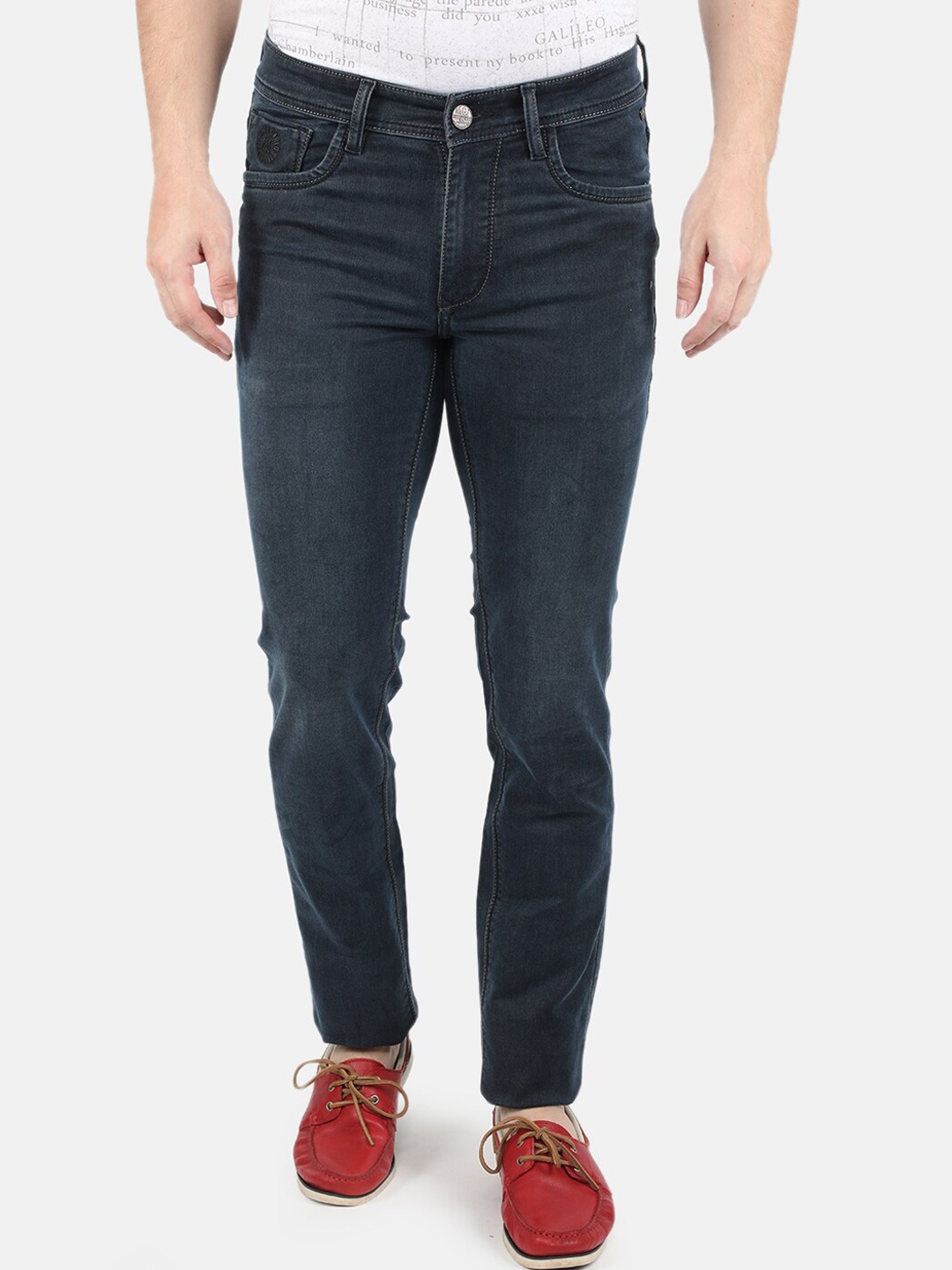 

Monte Carlo Men Blue Slim Fit Cotton Stretchable Jeans
