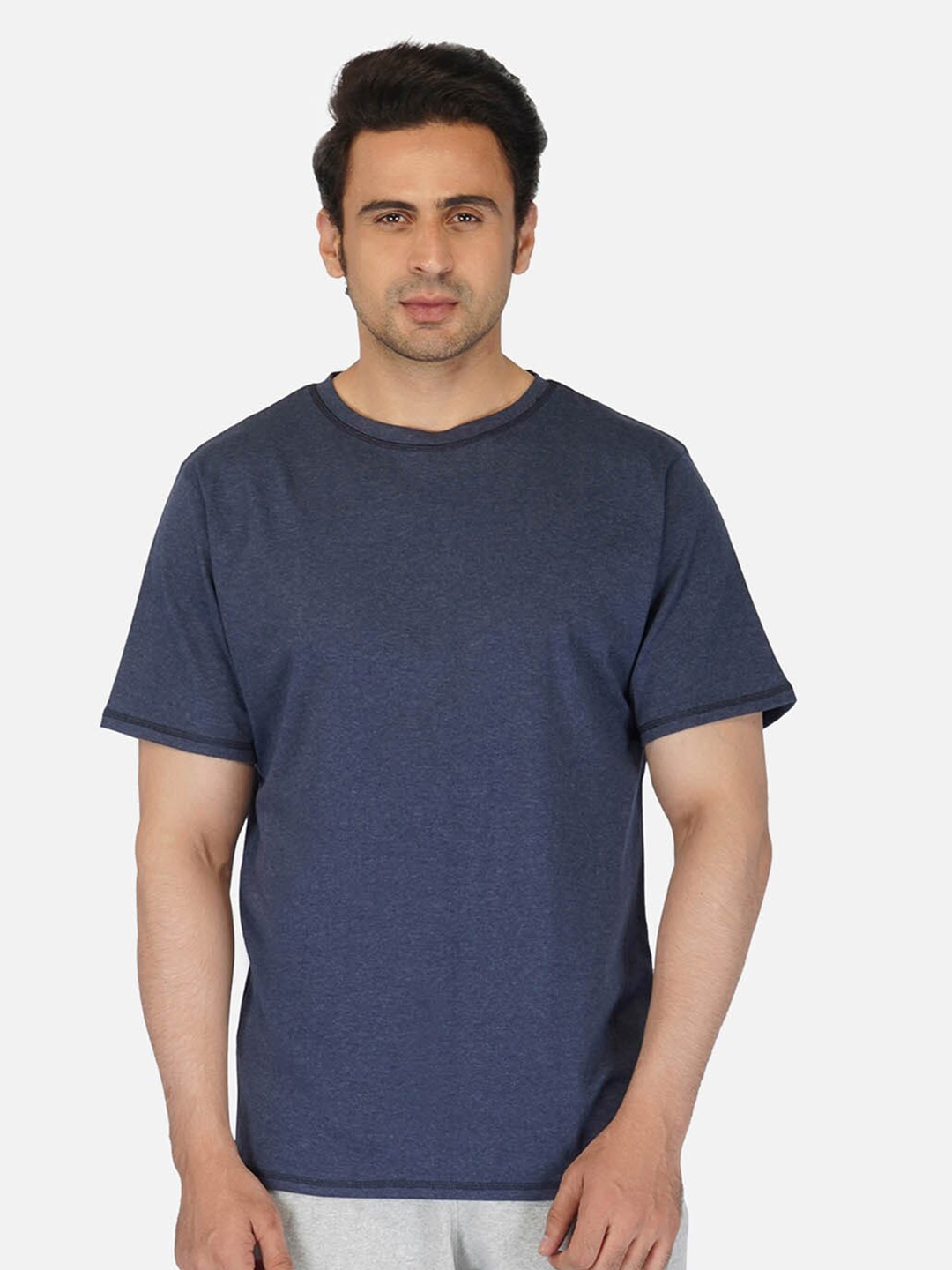 

IMPERATIVE Men Blue Anti Odour T-shirt