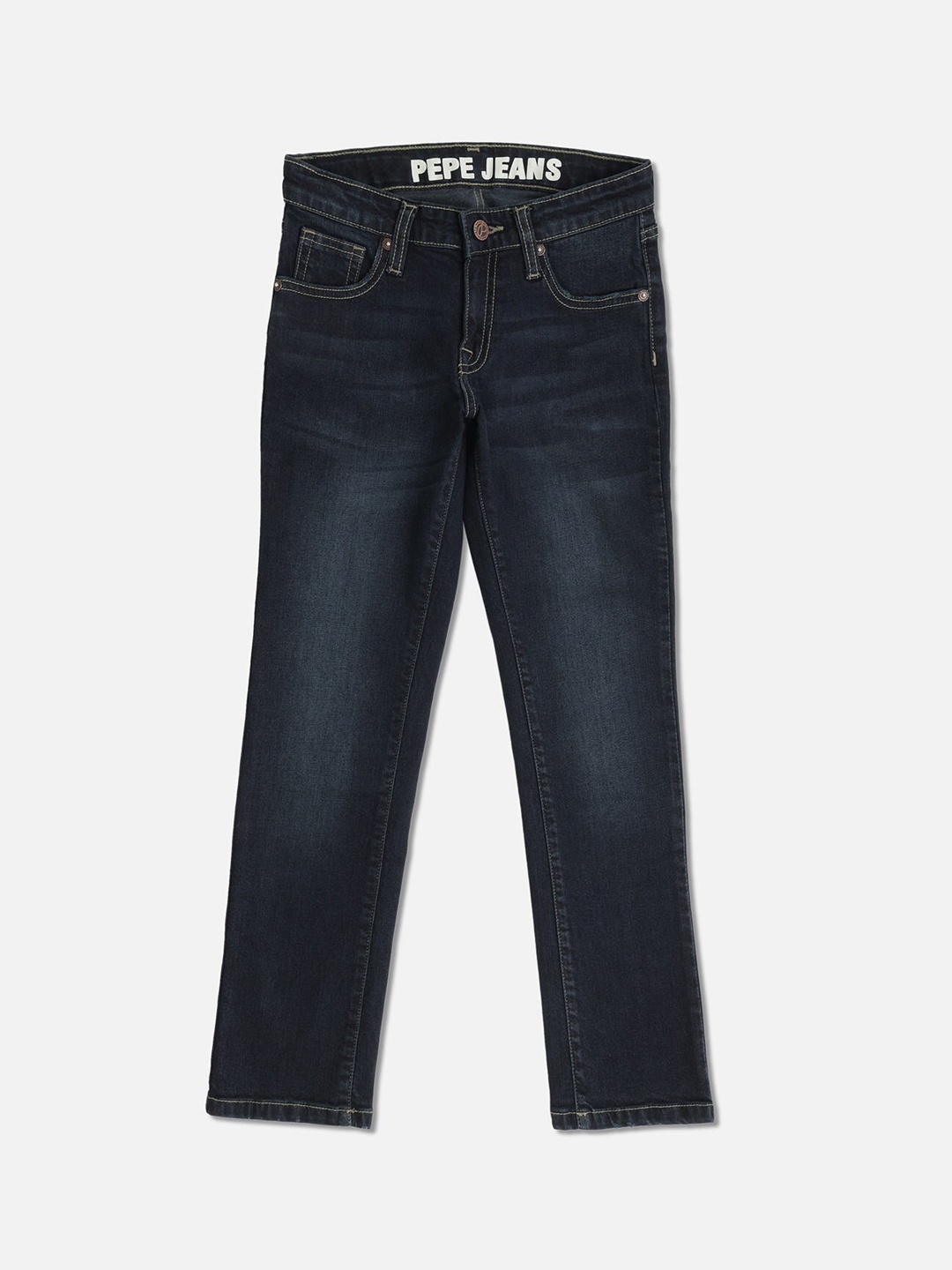 

Pepe Jeans Boys Blue Slim Fit Light Fade Stretchable Jeans