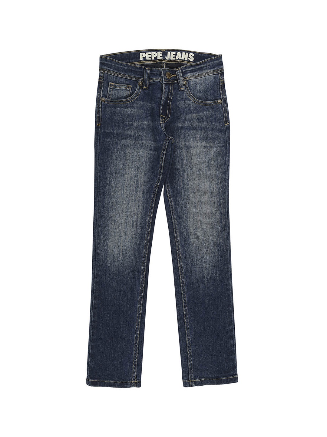 

Pepe Jeans Boys Blue Slim Fit Light Fade Stretchable Jeans