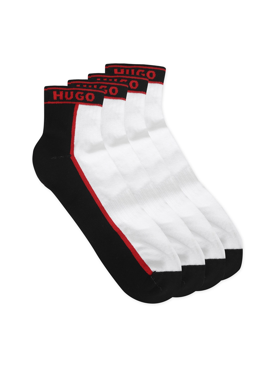 

HUGO Men Pack of 2 Ankle-length Socks, White