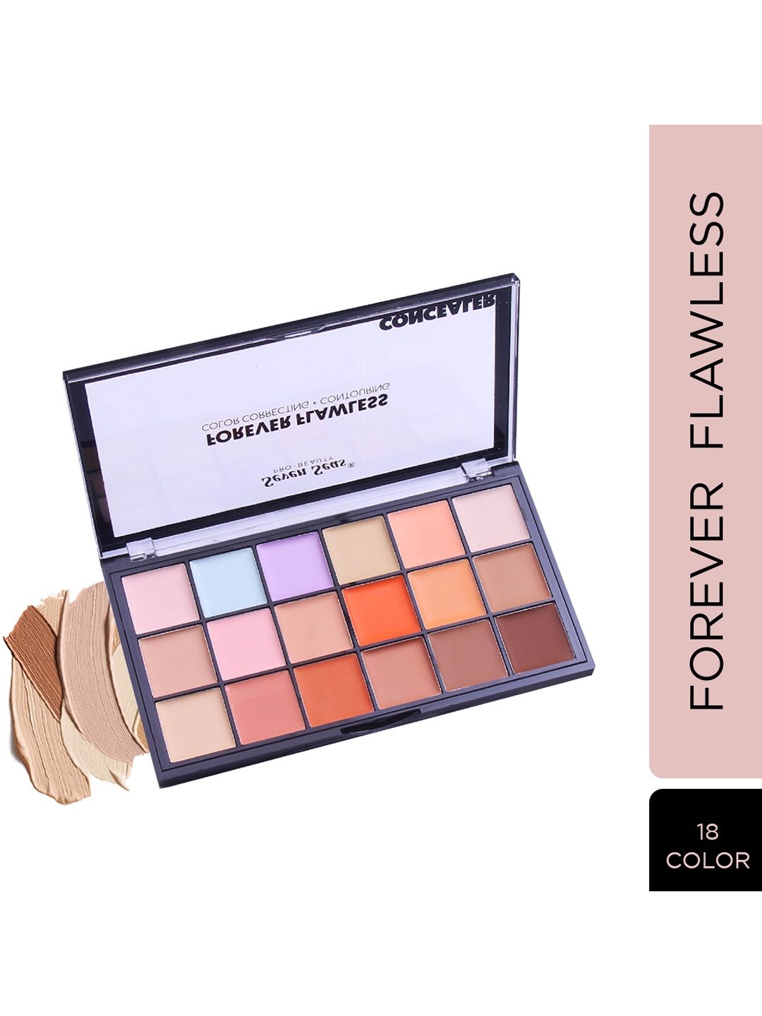 

Seven Seas 18 Shades Forever Flawless Color Correcting + Contouring 7g - Shade 101, Multi
