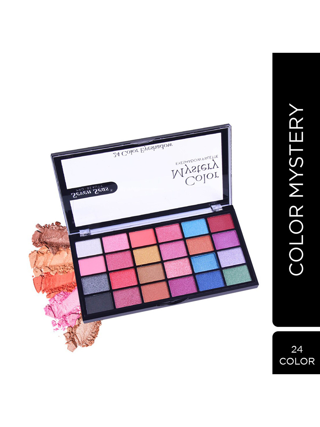 

Seven Seas Color Mystery Eye Shadows Palette 24 Colors, Multi