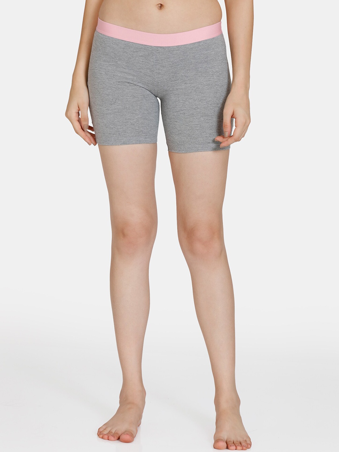 

Rosaline by Zivame Girls Grey Lounge Shorts