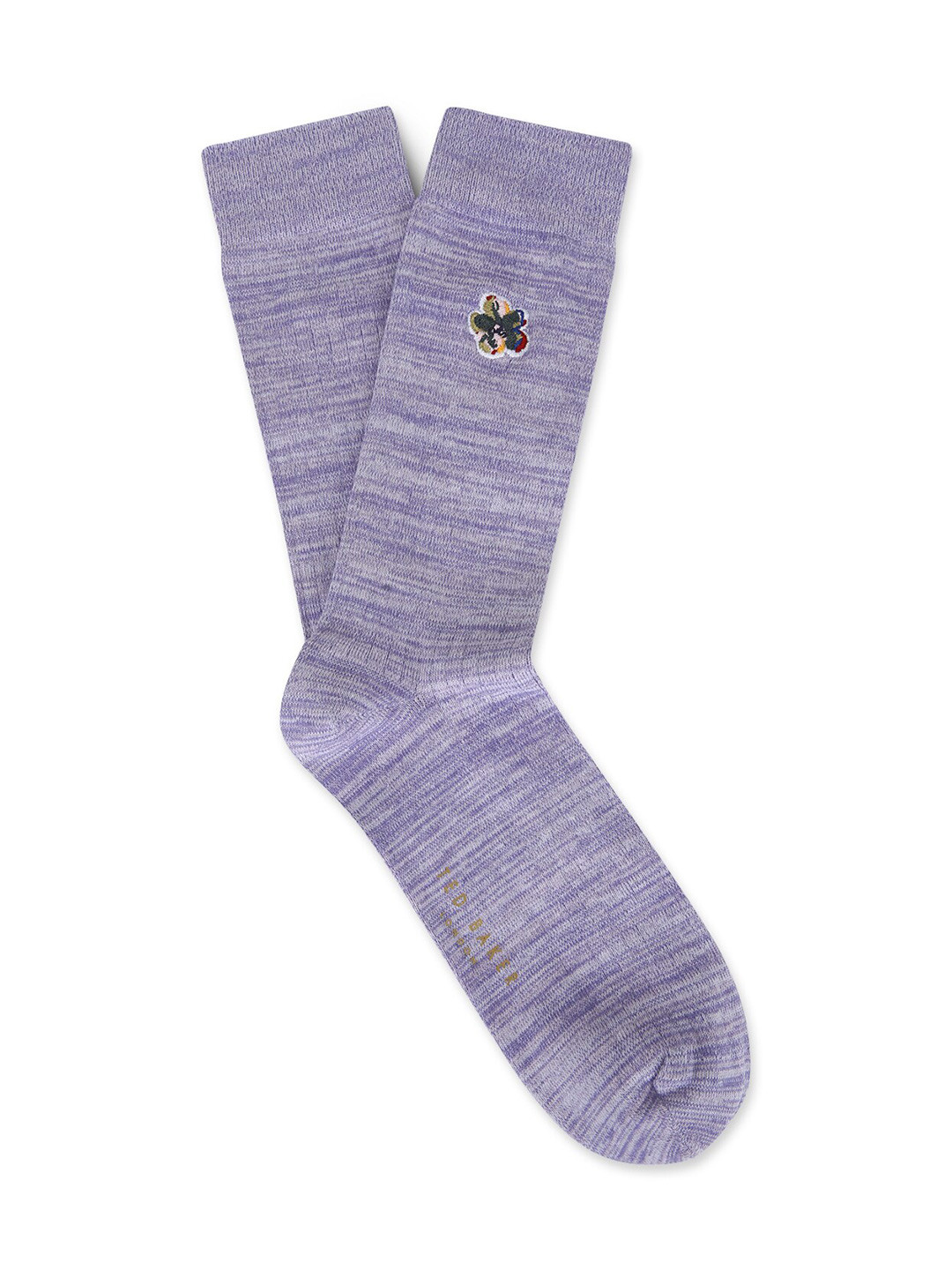 

Ted Baker Men Purple Solid Calf-Length Socks
