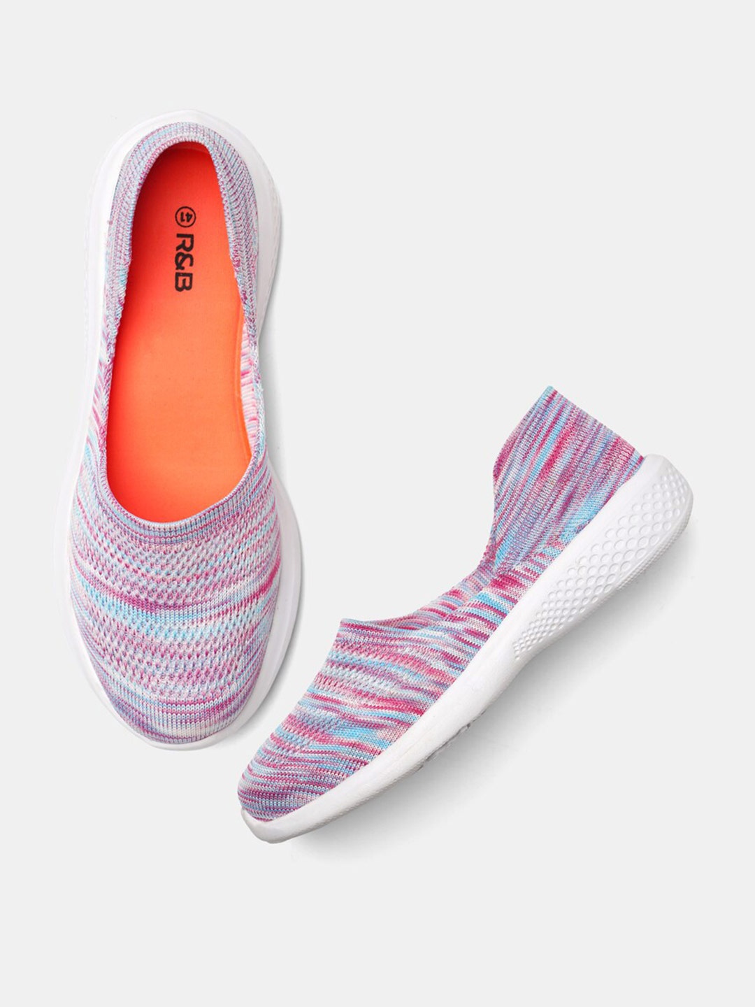 

R&B Women Pink Walking Non-Marking Shoes