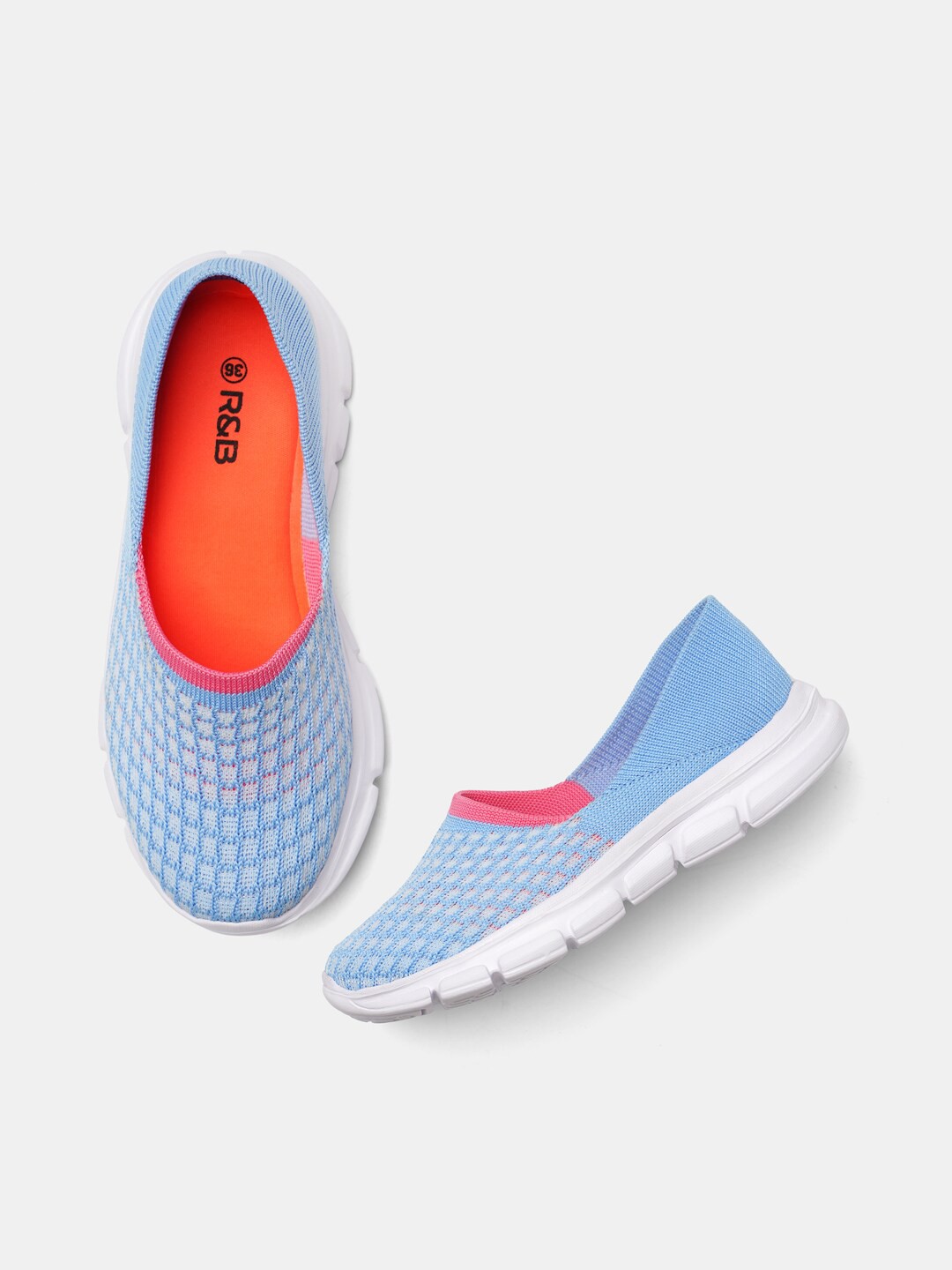 

R&B Girls Blue Walking Non-Marking Sports Shoes