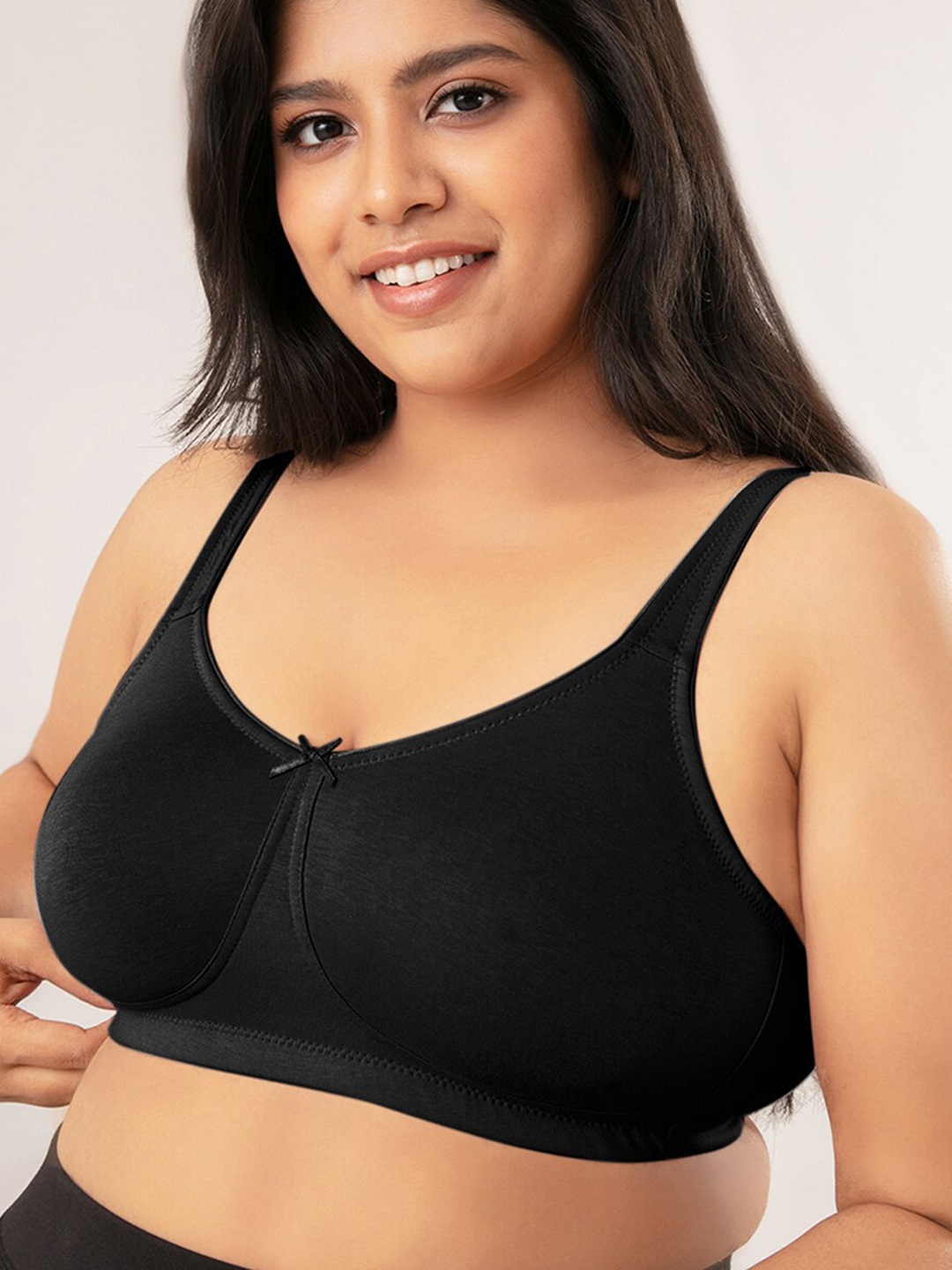 

Nykd Women Black Non Padded Non-Wired Full Coverage Bra