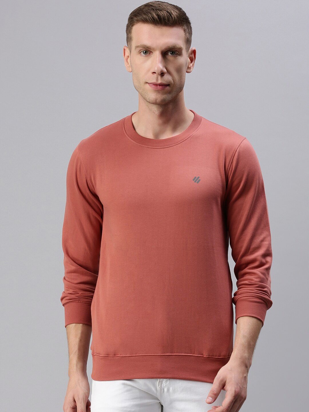 

ONN Men Pink Sweatshirt