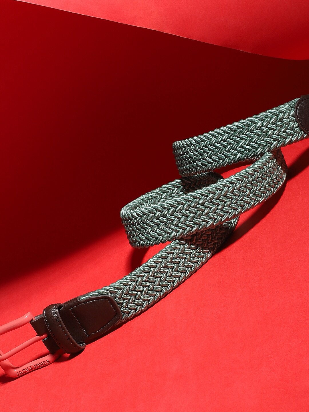 

Jack & Jones Junior Boys Green Braided Belt