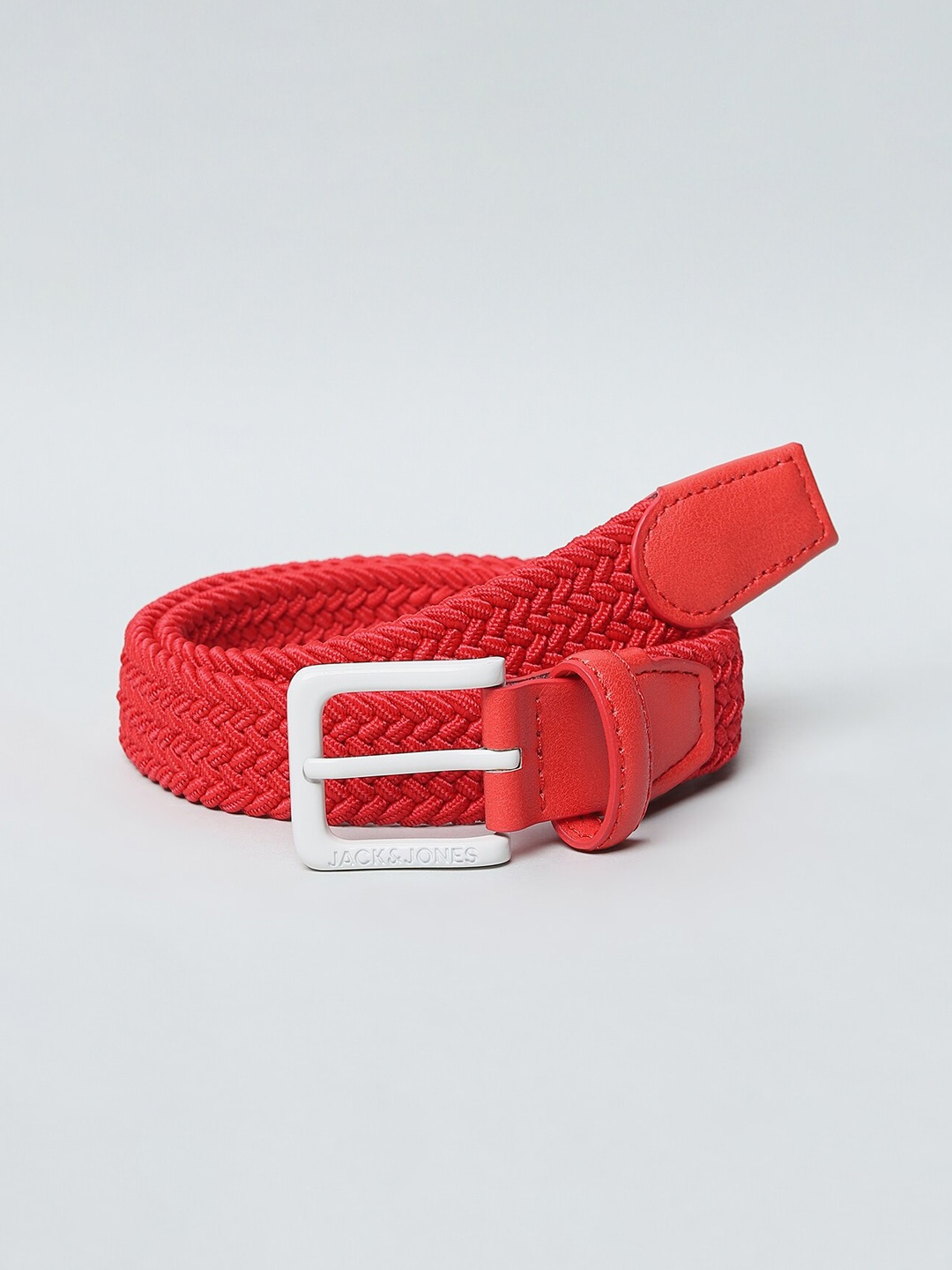 

Jack & Jones Junior Boys Red Braided Belt