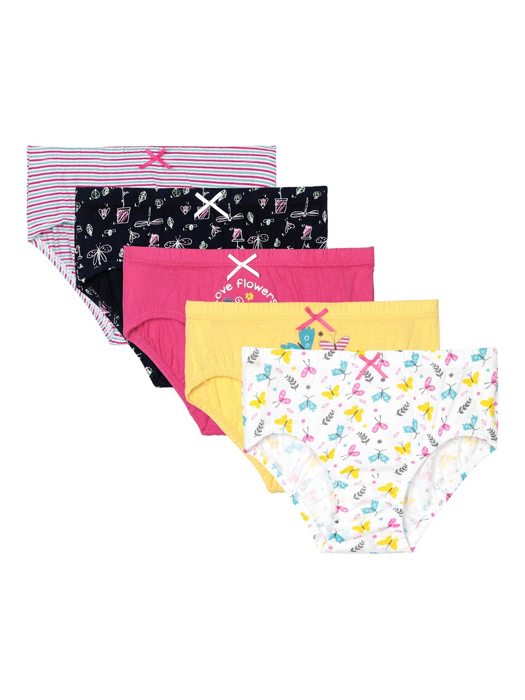 

Bodycare Girls Pack Of 6 Assorted Hipster Briefs