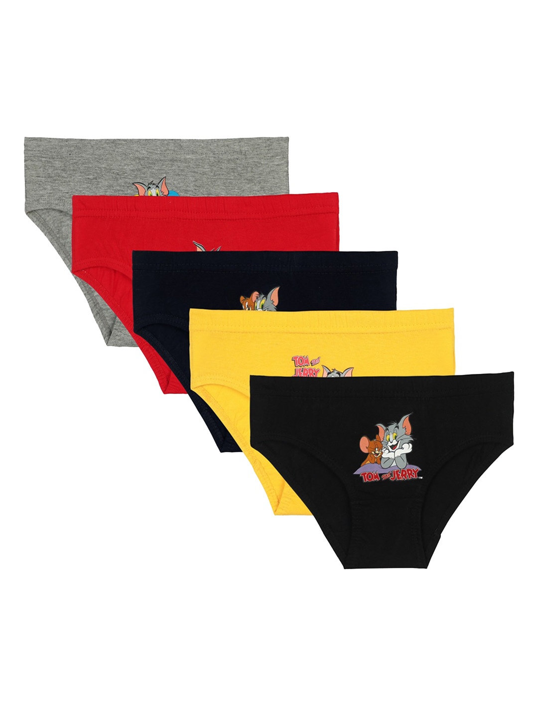 

Bodycare Boys Pack Of 5 Tom & Jerry Assorted Basic Briefs