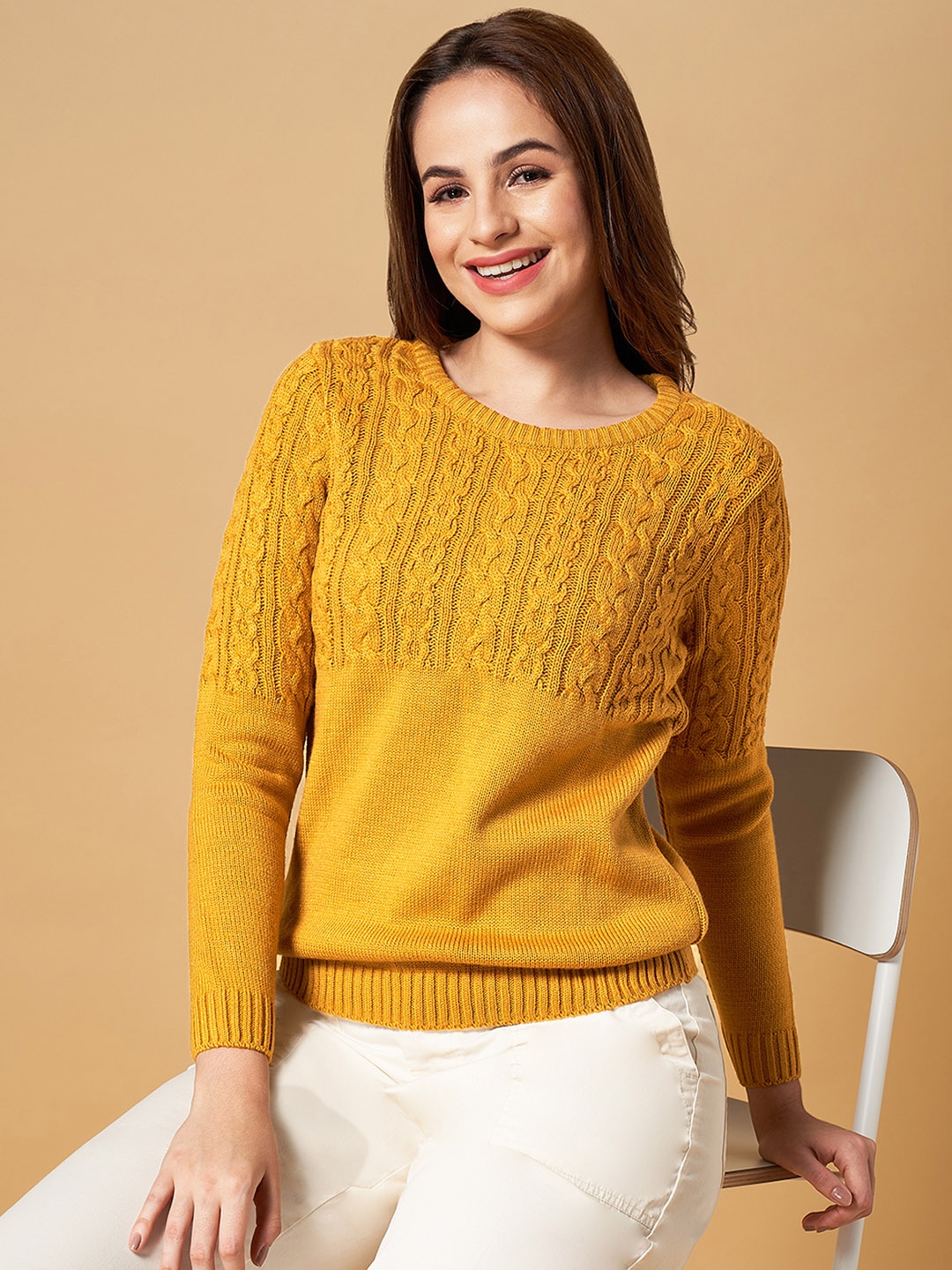 

Honey by Pantaloons Women Mustard Pullover