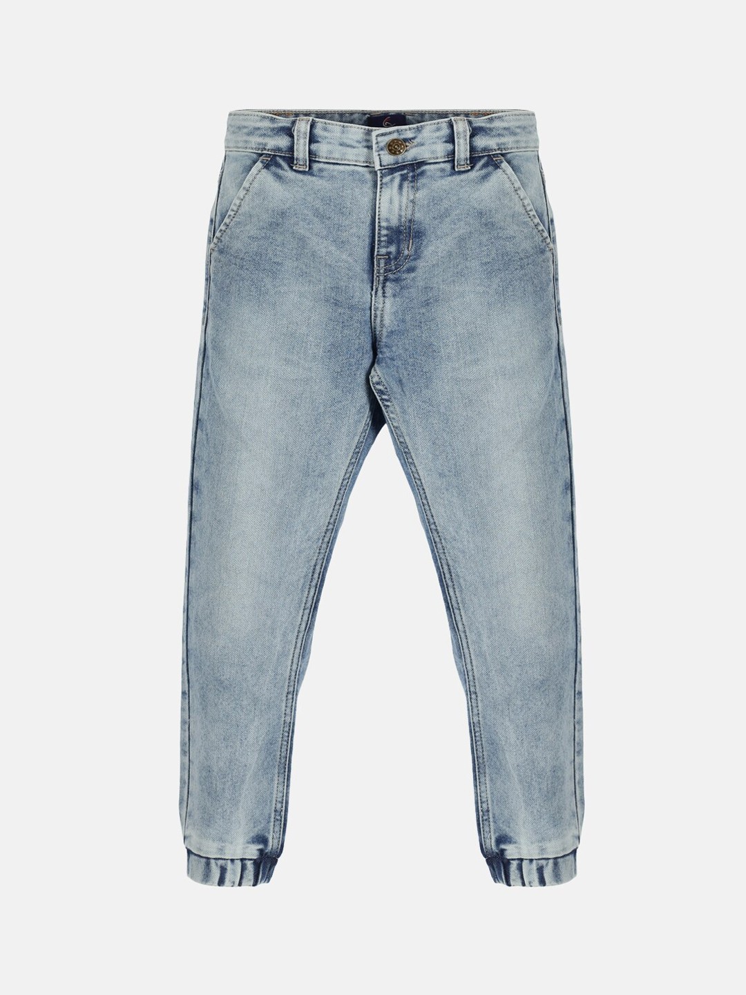 

KiddoPanti Boys Blue Jean Jogger Heavy Fade Jeans