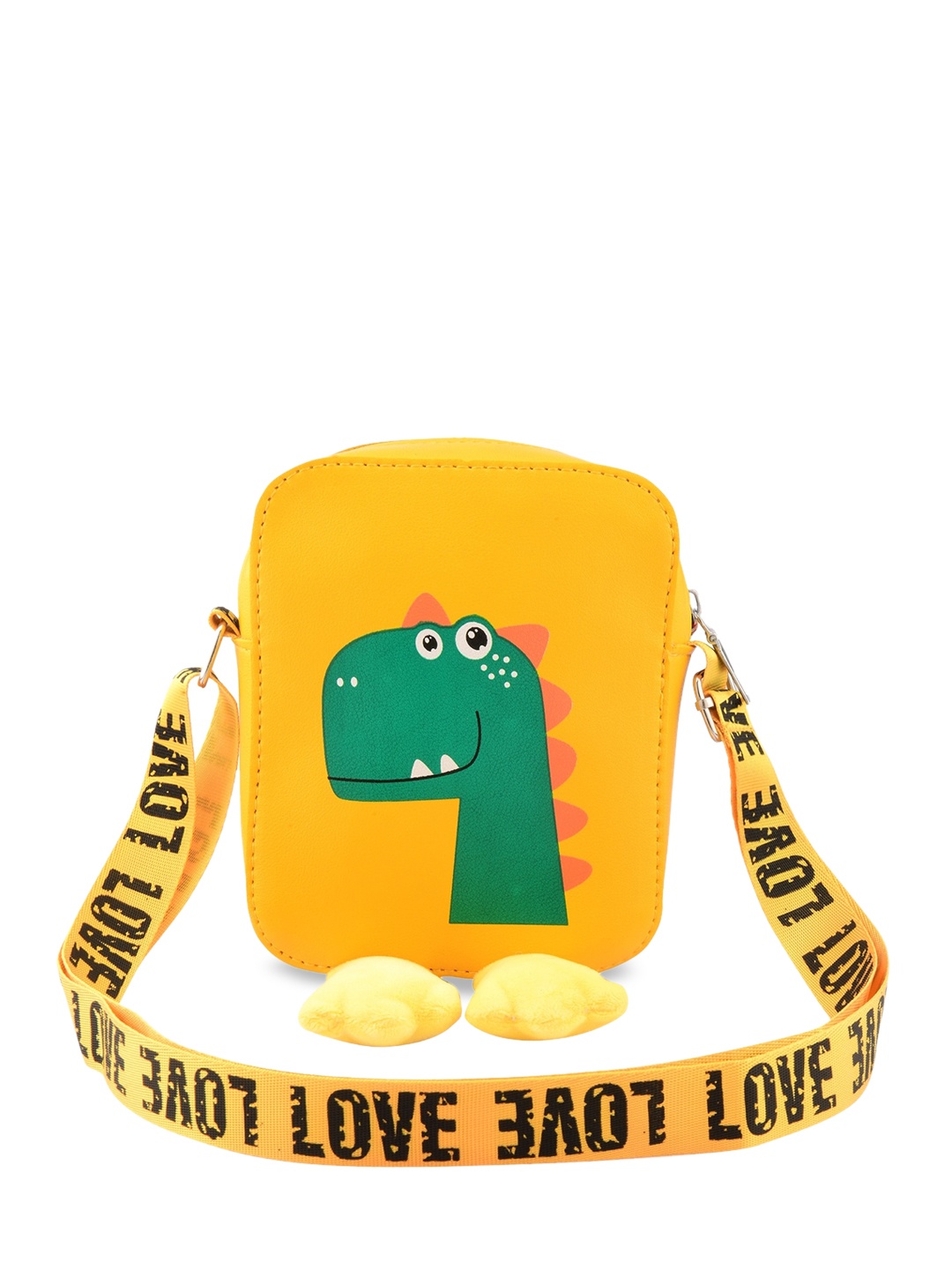 

Kids On Board Kids Yellow with Green Dino 7 inches Picnic Bag