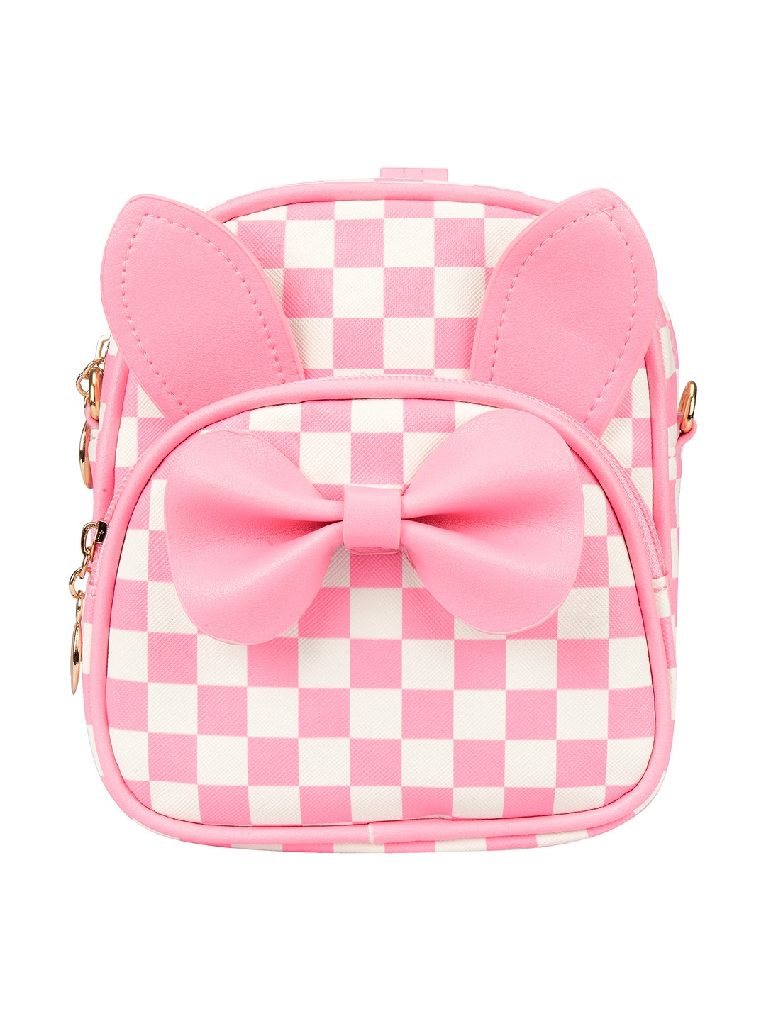 

Kids On Board Kids Pink And White 7 inches bagpack