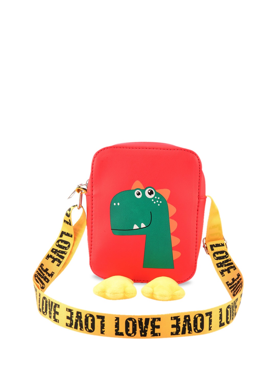 

Kids On Board Kids Red & Green Dino Sling Bag