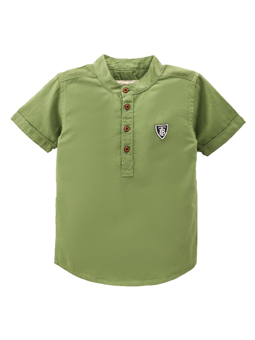 

TONYBOY Boys Green Premium Casual Shirt
