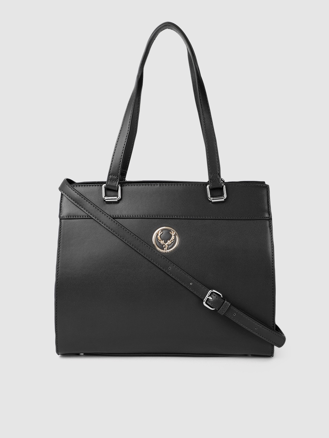 

Allen Solly Black Solid Shoulder Bag