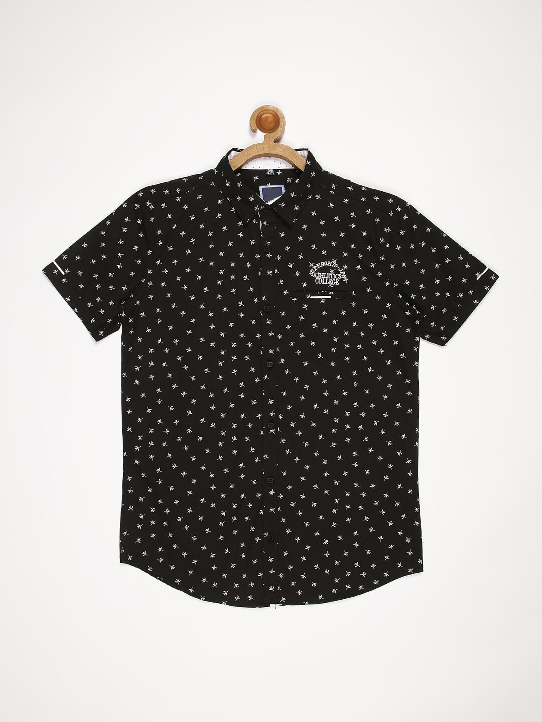 

V2 Value & Variety Boys Black Printed Casual Shirt