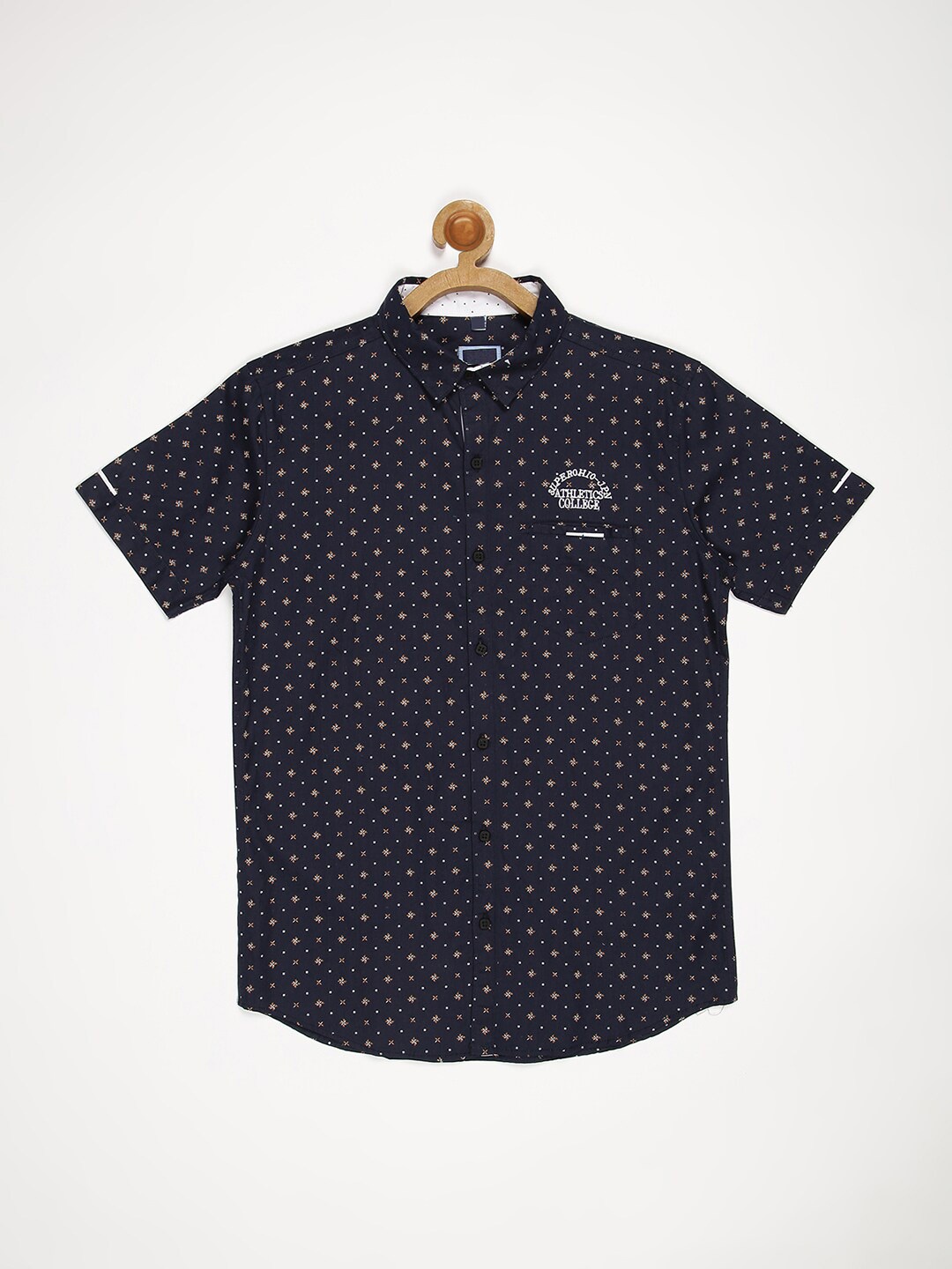 

V2 Value & Variety Boys Blue Printed Casual Shirt