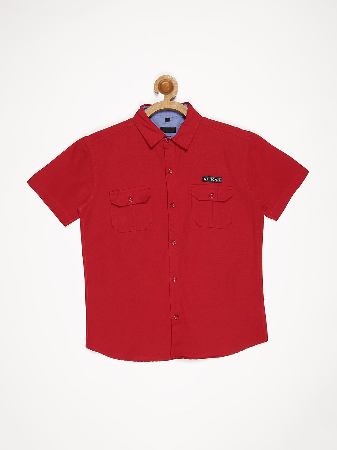 

V2 Value & Variety Boys Red Casual Shirt