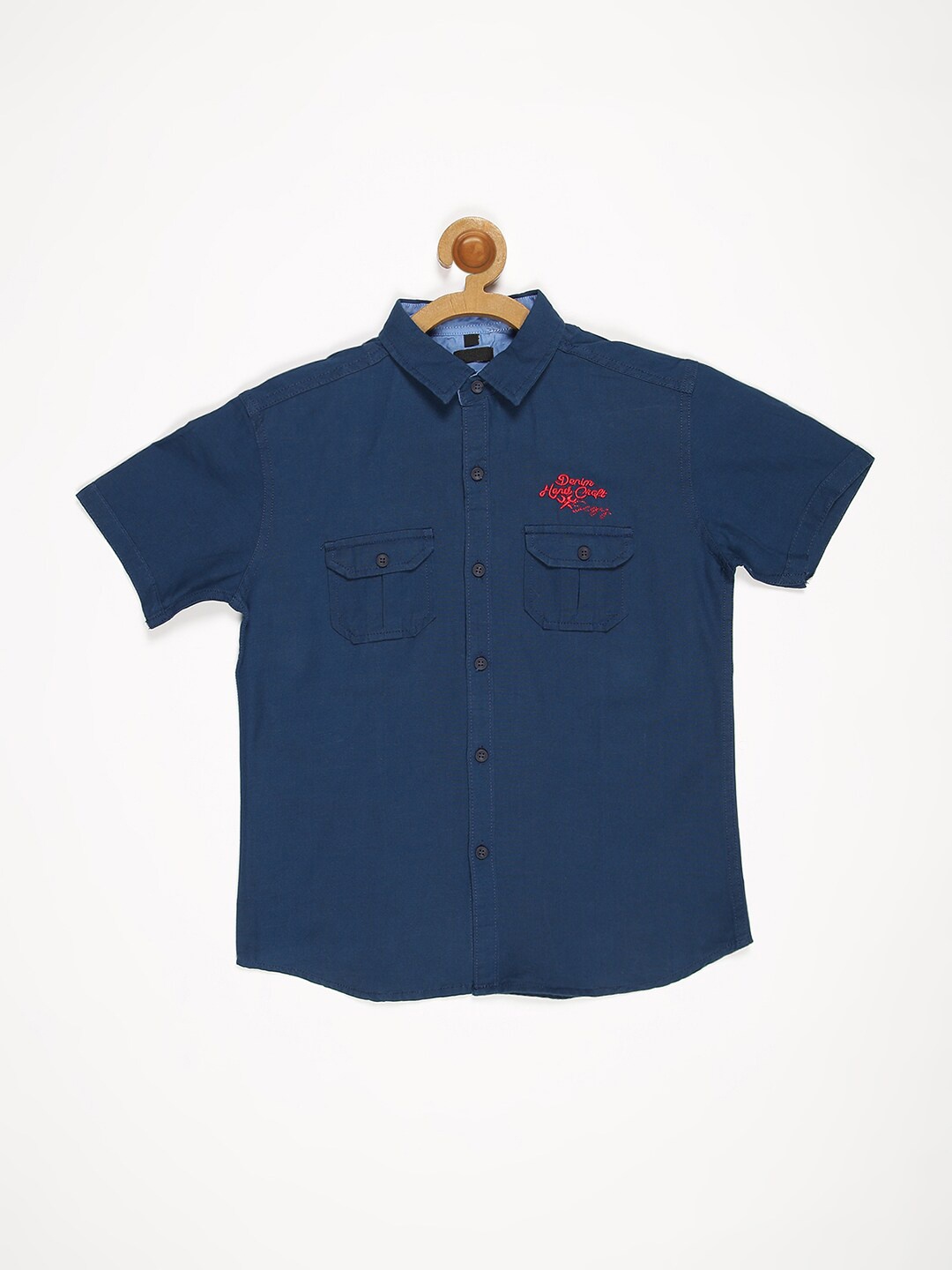 

V2 Value & Variety Boys Blue Casual Shirt