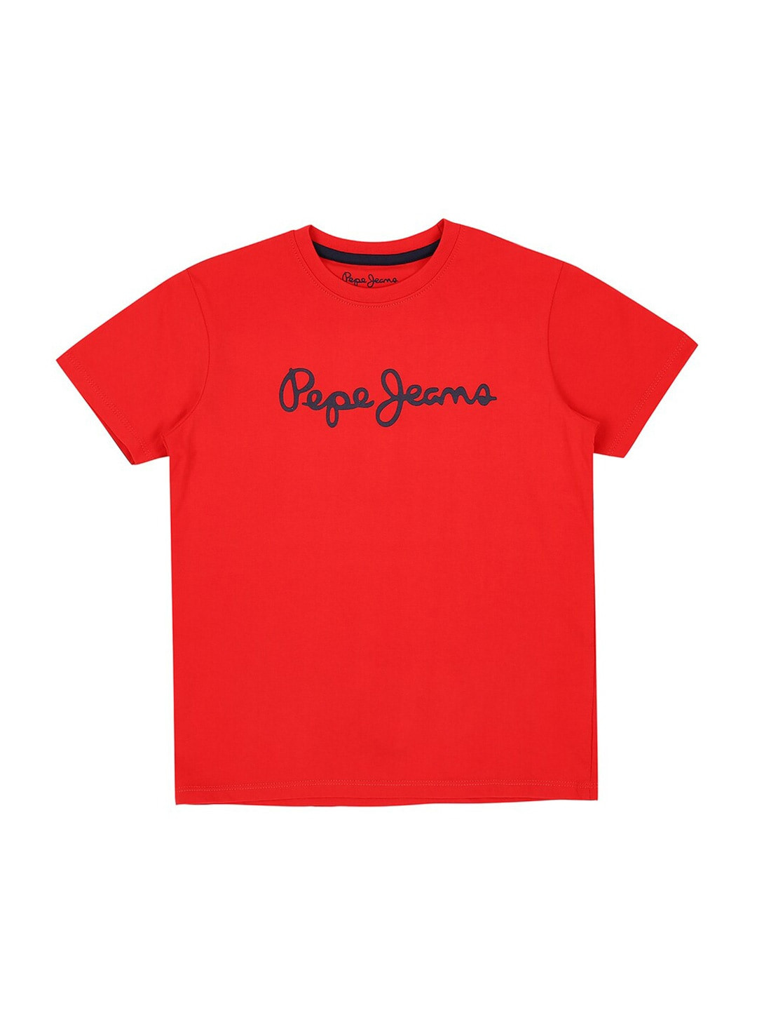 

Pepe Jeans Boys Red Typography Printed T-shirt