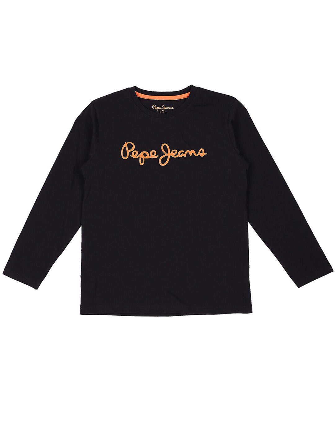 

Pepe Jeans Boys Black Typography Printed T-shirt