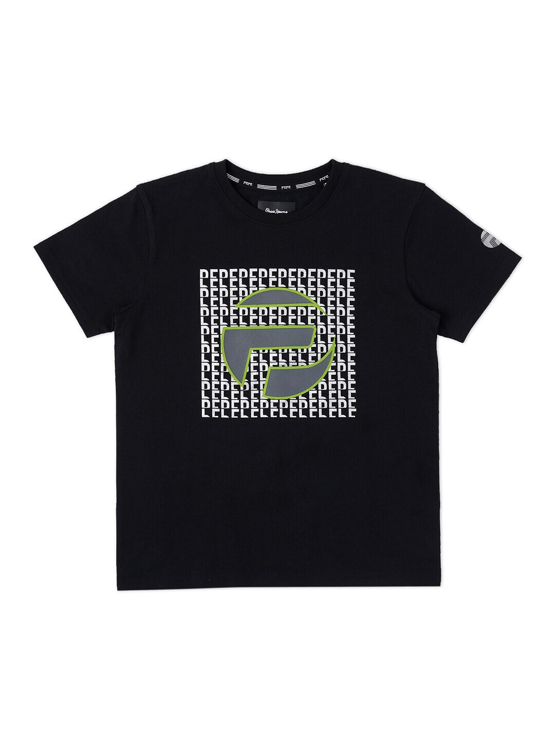 

Pepe Jeans Boys Black Printed T-shirt
