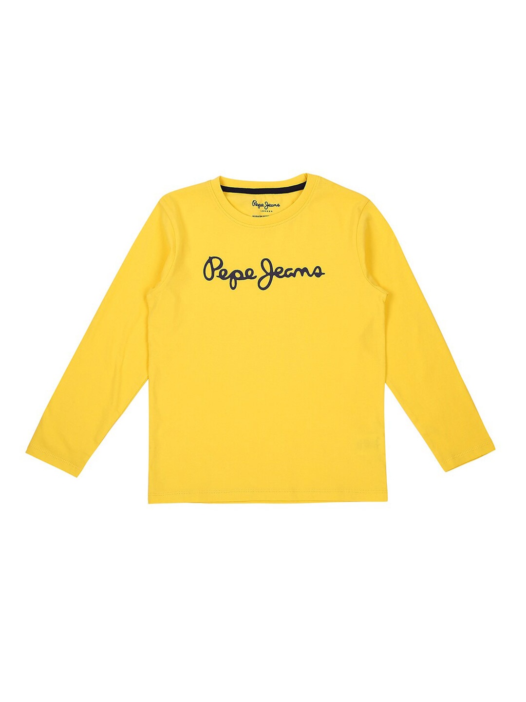 

Pepe Jeans Boys Yellow Typography Printed T-shirt