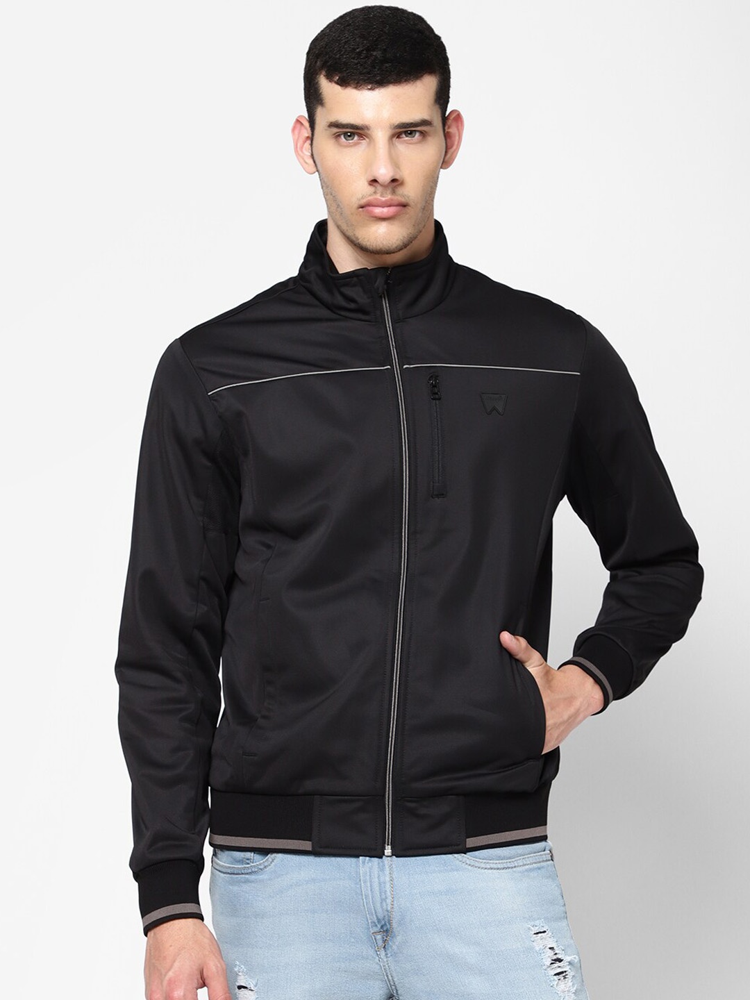 

Wrangler Men Black Bomber Jacket