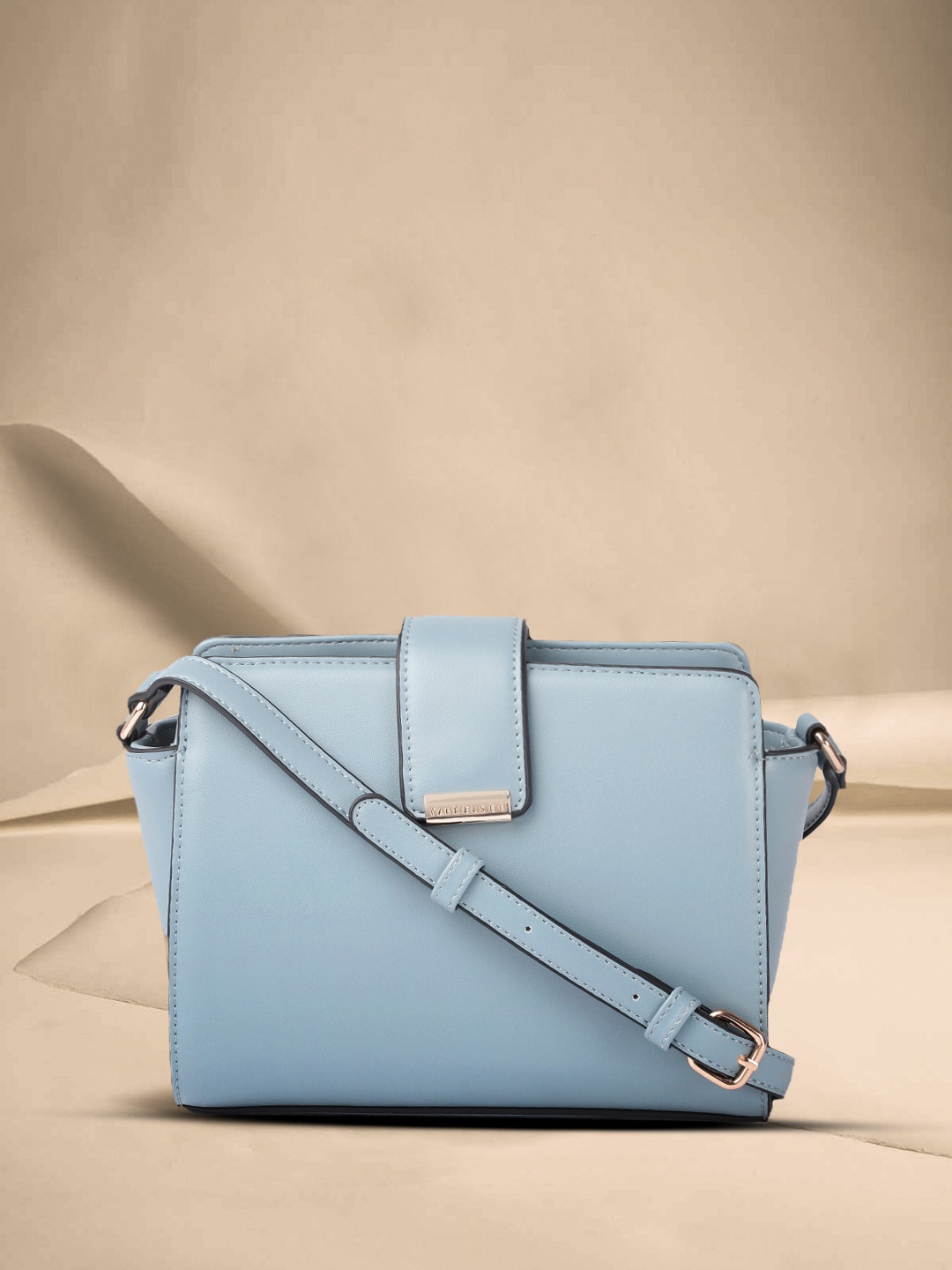 

Van Heusen Blue Solid Sling Bag