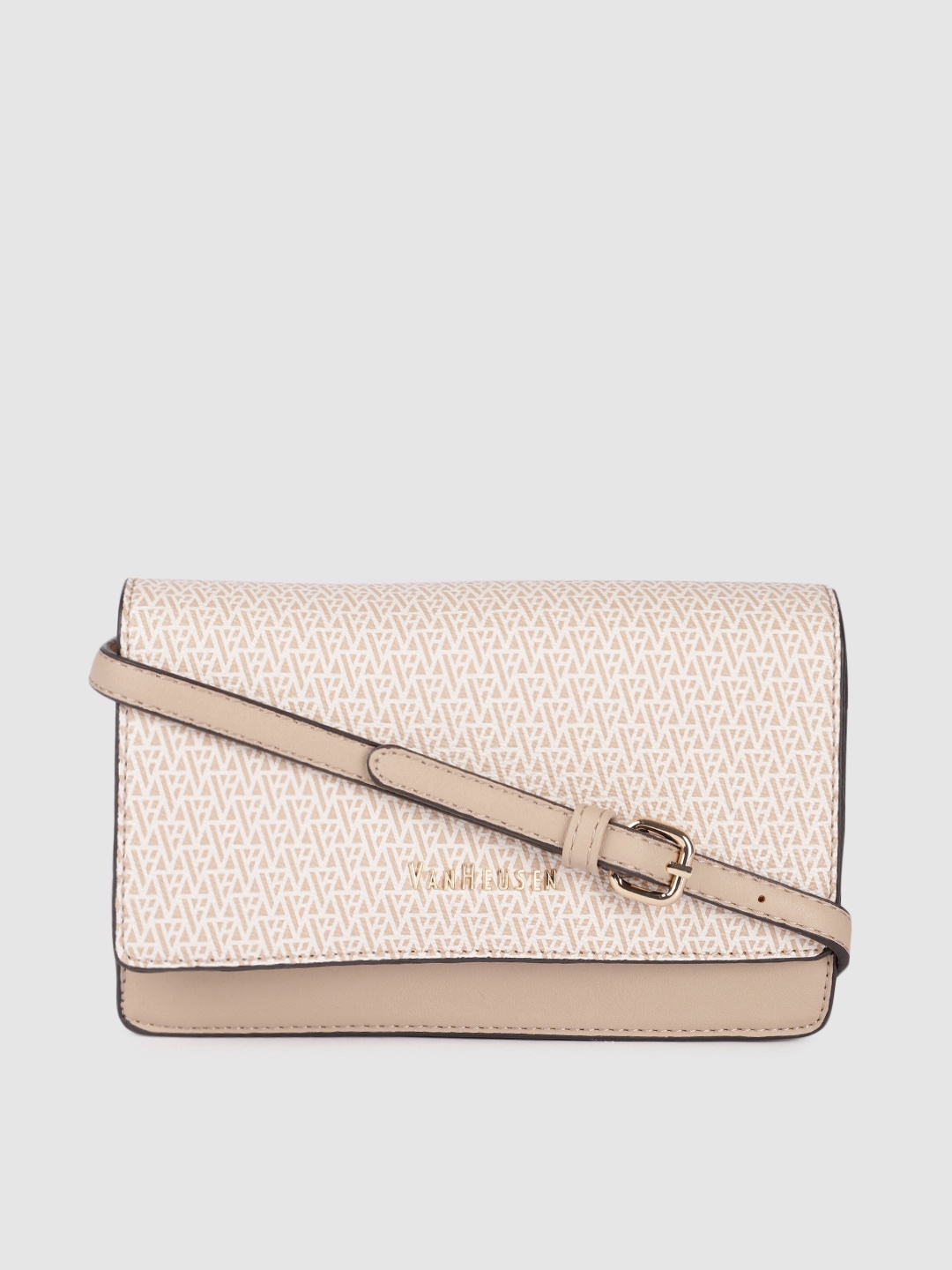 

Van Heusen Women Pink Printed Structured Sling Bag