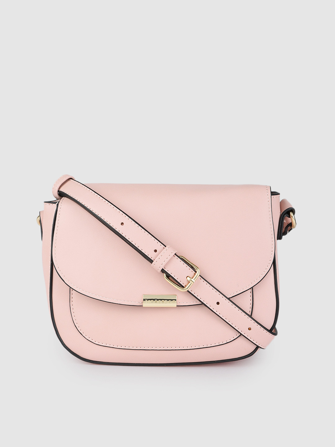 

Van Heusen Nude Pink Structured Sling Bag