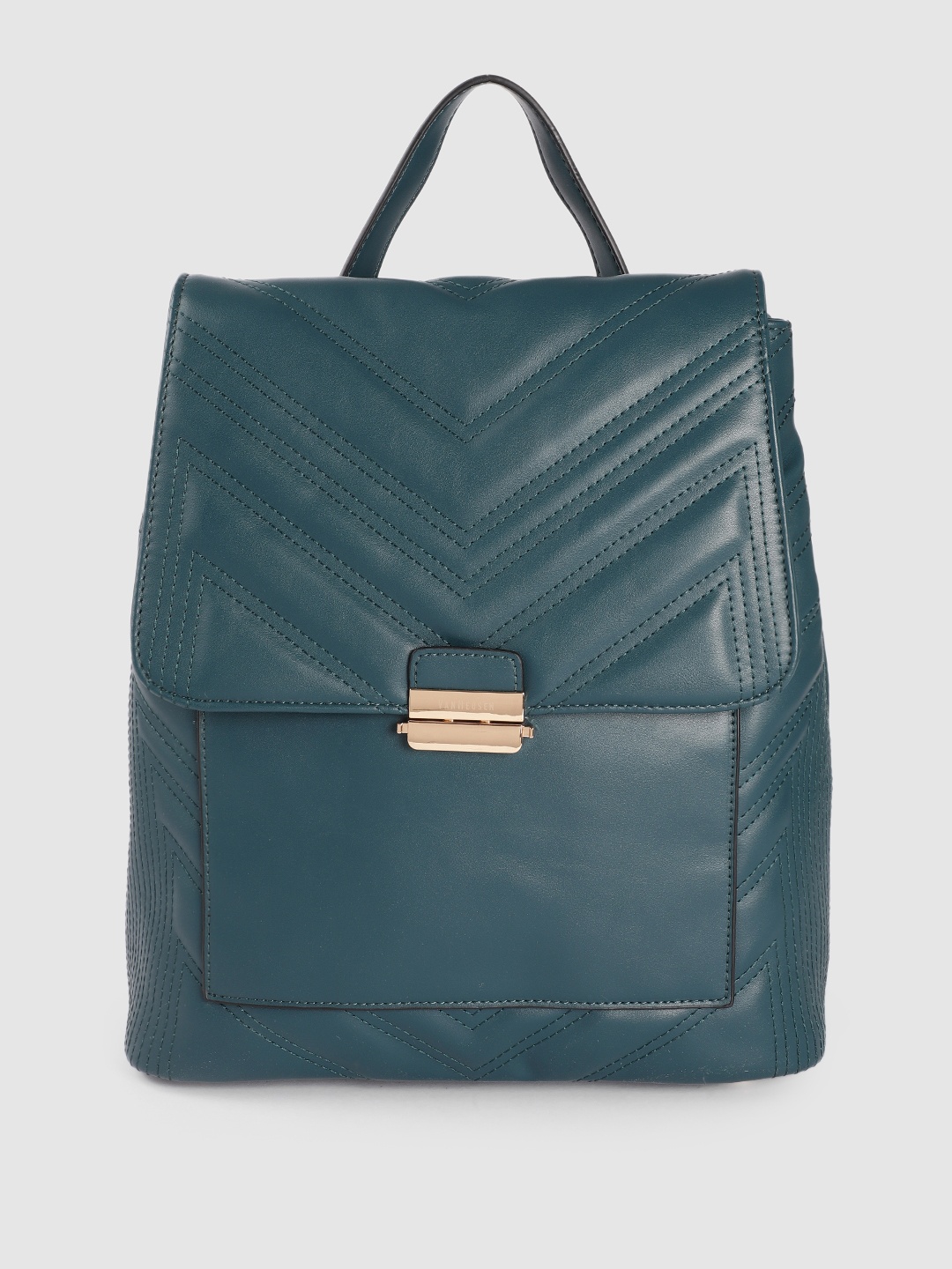 

Van Heusen Women Teal Blue Textured Backpack