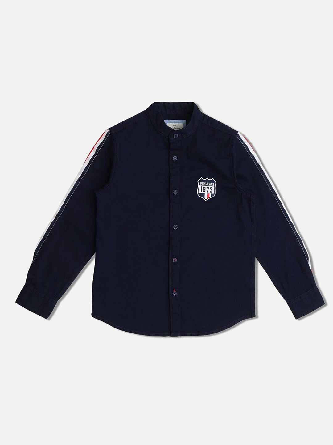 

Pepe Jeans Boys Navy Blue Cotton Casual Shirt