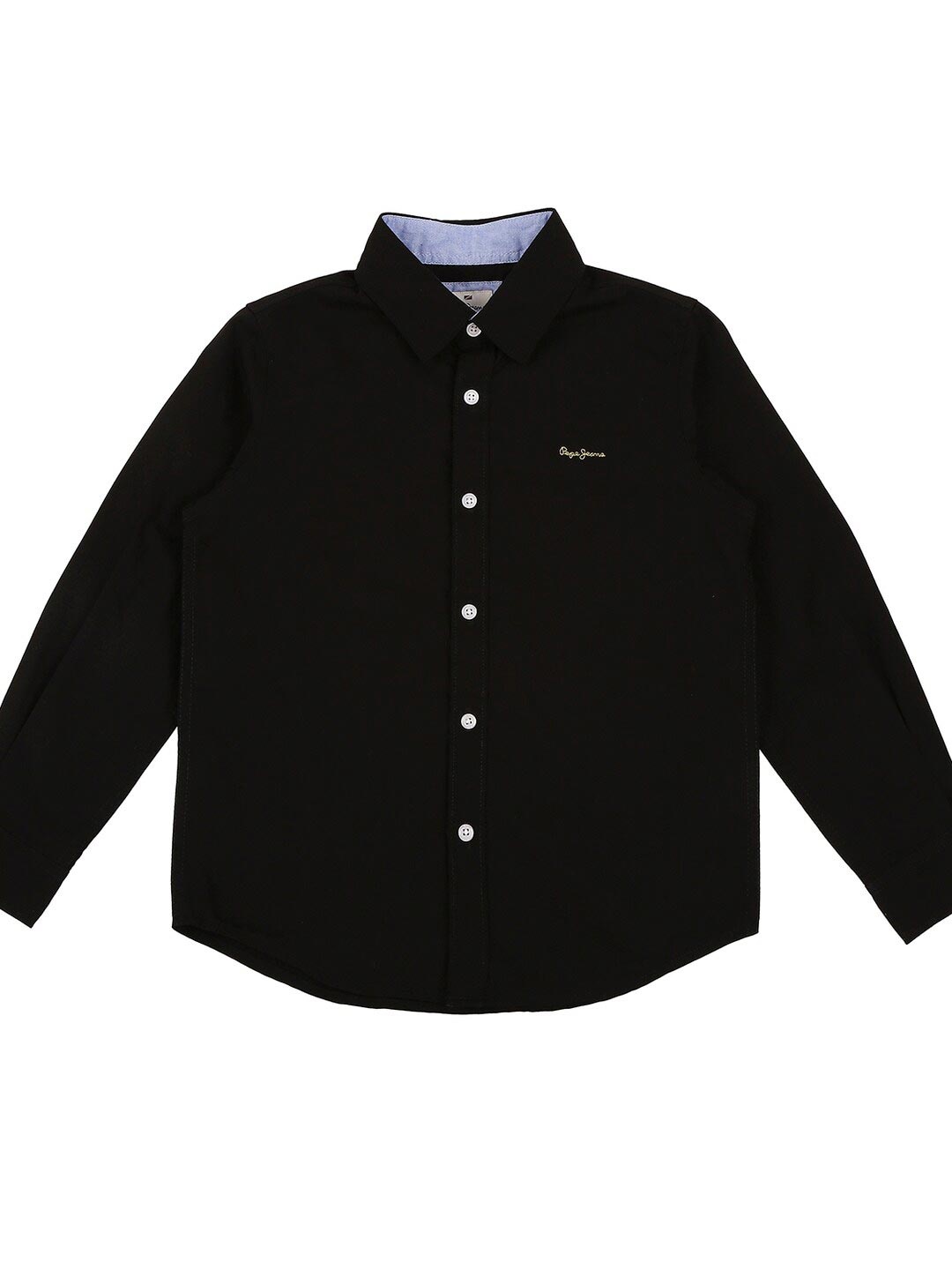 

Pepe Jeans Boys Black Casual Long Sleeves Poplin Shirt