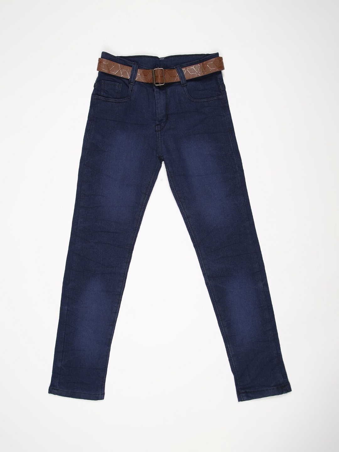 

V2 Value & Variety Boys Navy Blue Light Fade Jeans