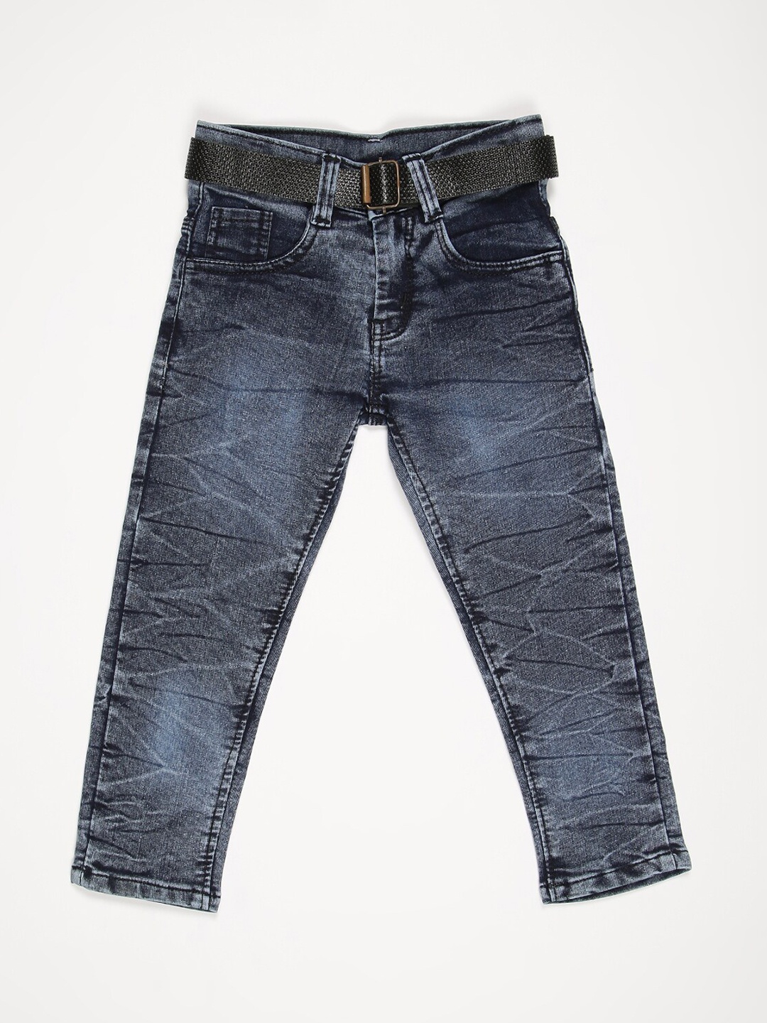 

V2 Value & Variety Boys Blue Low Distress Light Fade Jeans