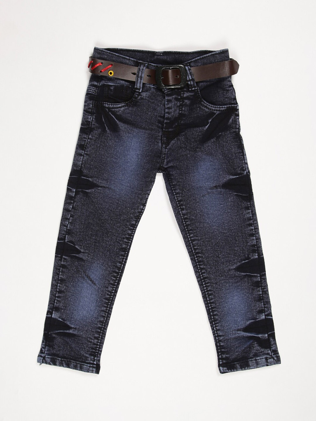 

V2 Value & Variety Boys Blue Mid-Rise Heavy Fade Jeans