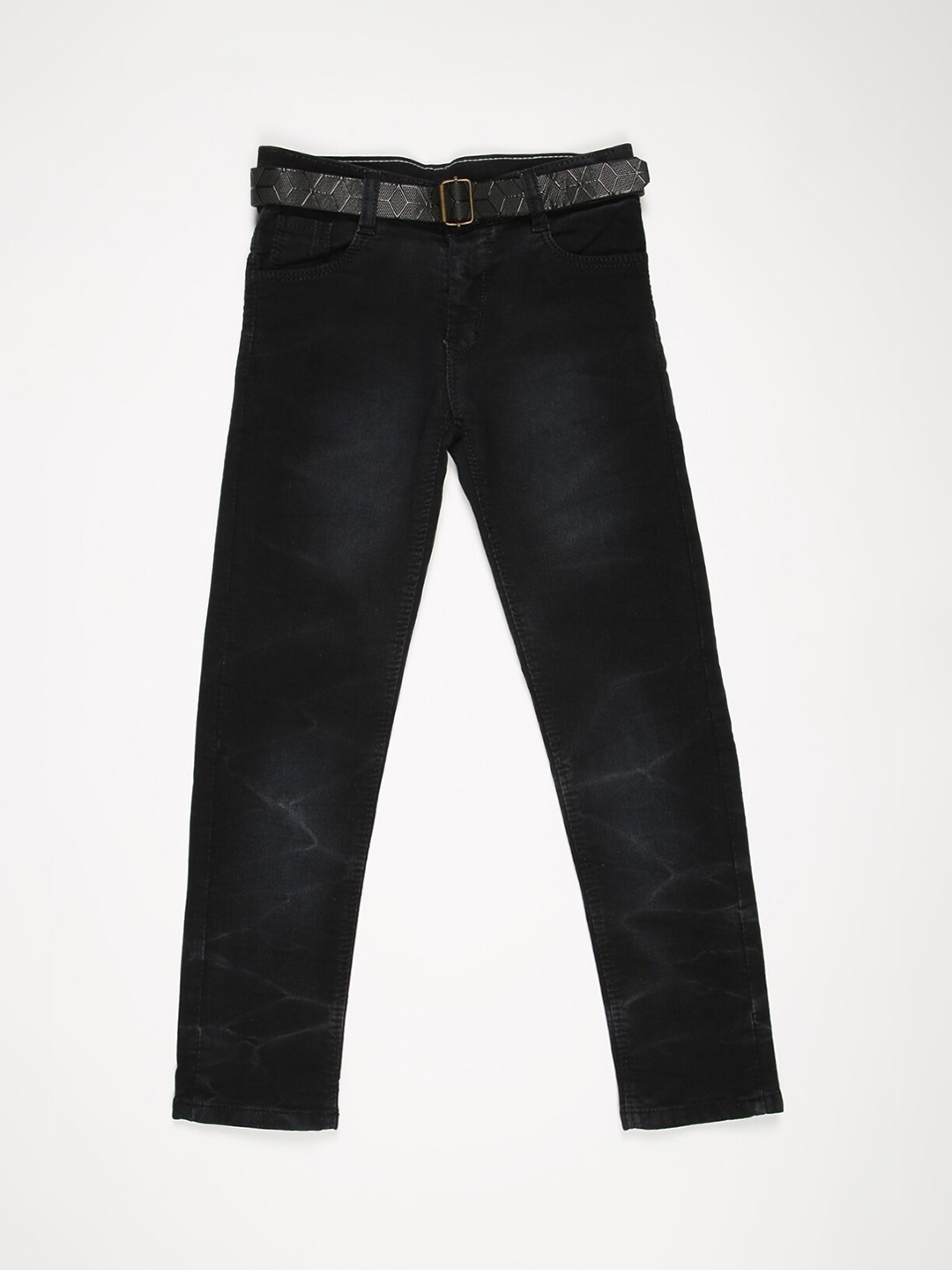 

V2 Value & Variety Boys Black Solid Mid-Rise Jeans