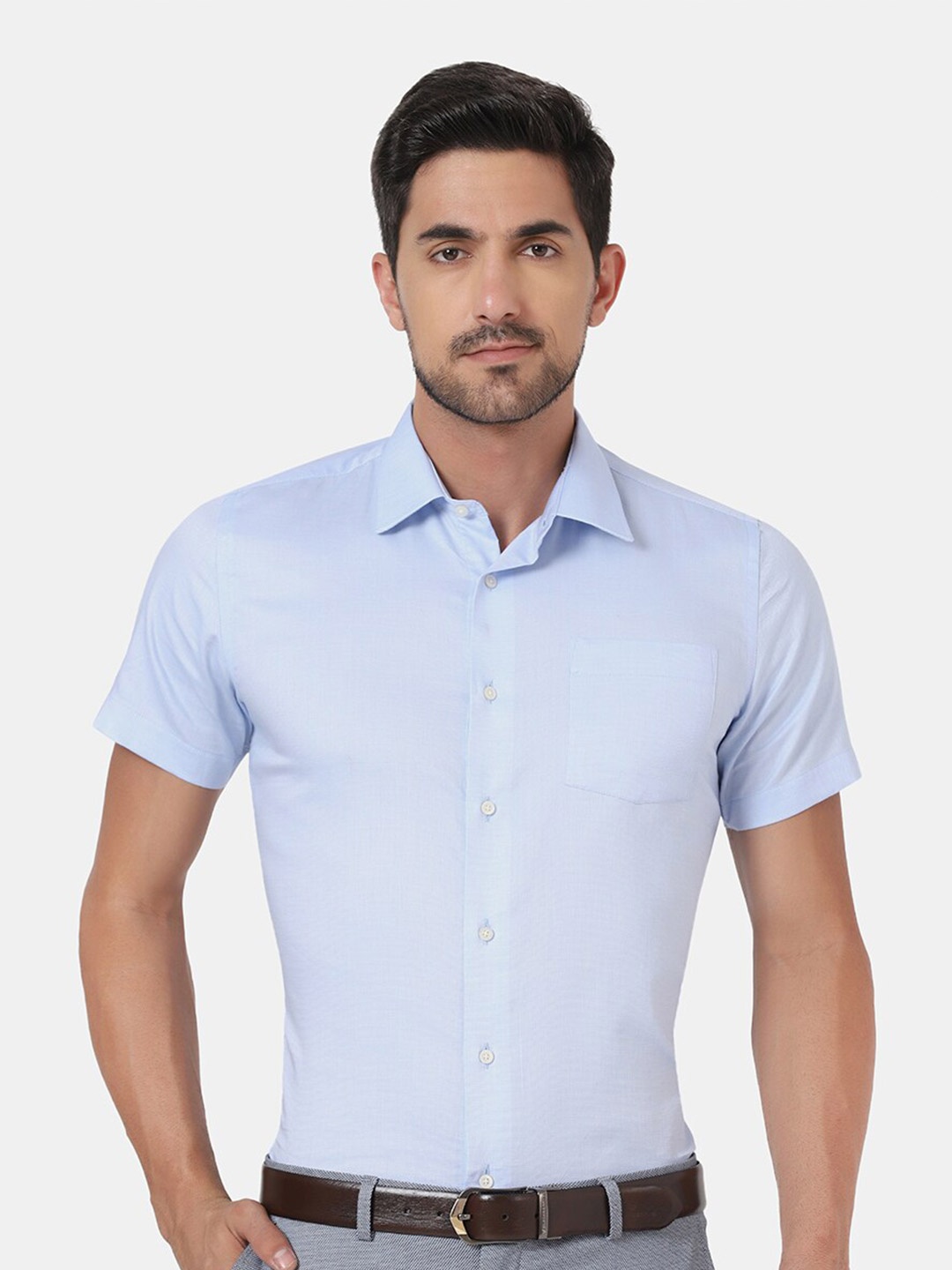 

Blackberrys Men Blue Slim Fit Formal Shirt
