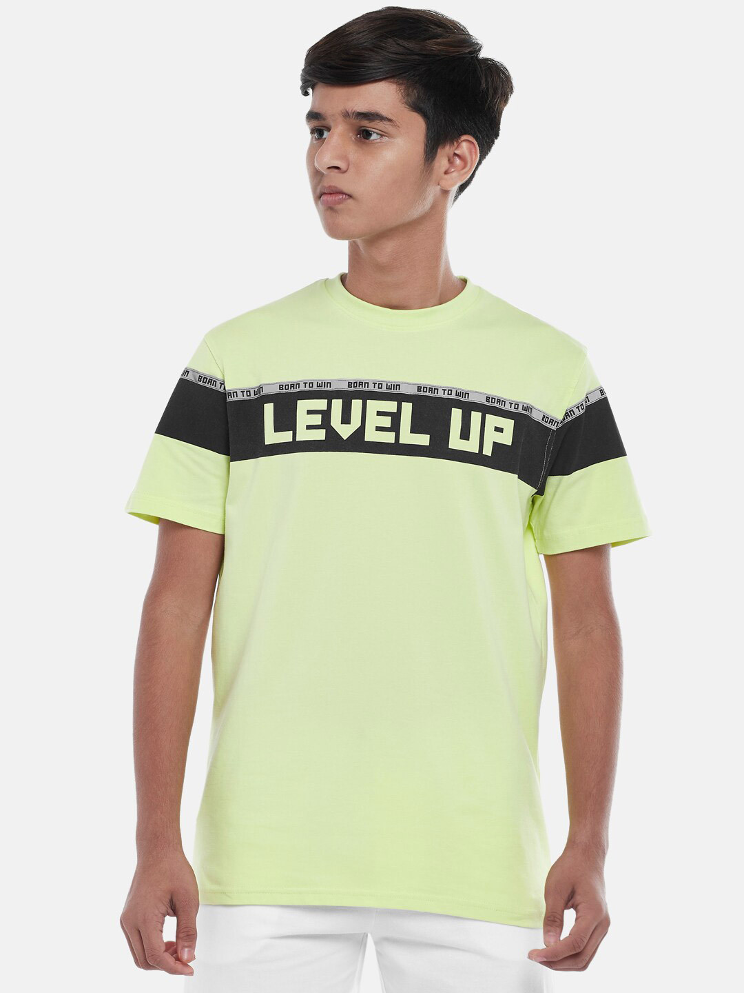 

Coolsters by Pantaloons Boys Green Printed T-shirt