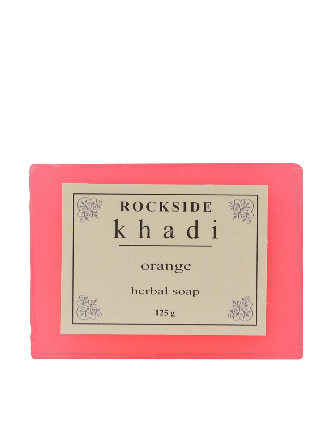 

ROCKSIDE KHADI Pack of 3 Herbal Soaps 125g each, Orange